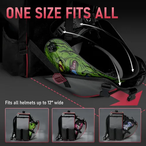 Vista 3 de YESWELDER Mochila de Soldador Paquete de Equipo Extremo con Casco de Seguridad