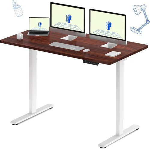 Vista 47 de FLEXISPOT Escritorio eléctrico de pie E3 con motor doble, 48 x 24
