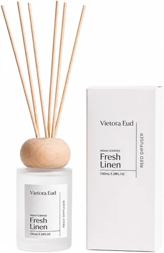 Vista 29 de Bamboo Reed Diffuser, 3.34 Fl Oz Esencial de bambú