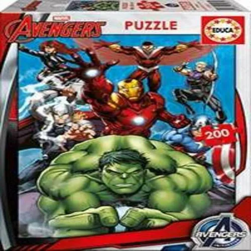 Vista 3 de Puzzle Educa Avengers (200 pcs)