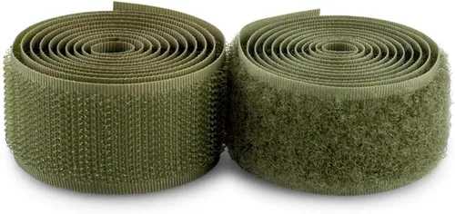 Vista 87 de Cierre de Gancho y Bucle de 1 Pulgada Beige - Cinta de Gancho y Bucle de Nylon No Adhesiva - Longitud de 1 Yarda - Para Tela, Bolsas