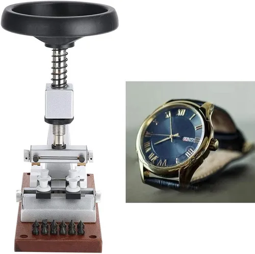 Vista 3 de Herramienta para quitar la parte trasera del reloj, 5700, abridor de reloj, con base de metal, apto para reparación de relojes