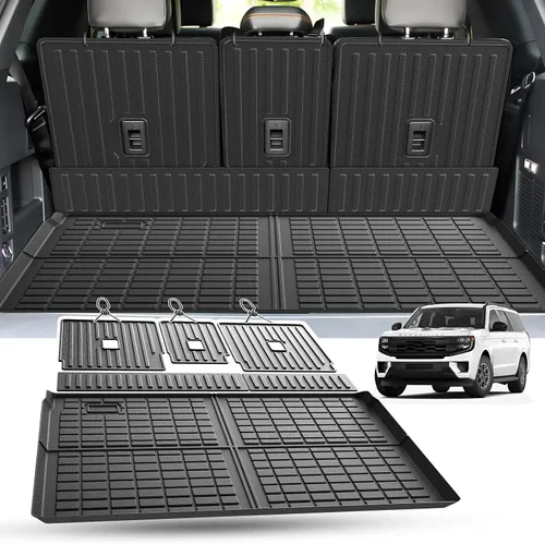 Vista 117 de Forro de carga para Jeep Compass/Patriot 2007-2016 y 2007-2012 Dodge Caliber, alfombras de carga para todo clima para accesorios de Compass