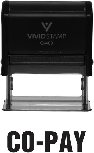 Vista 11 de Co-Pay - Sello de goma autoentintado (tinta negra) - Grande