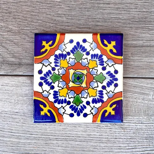 Vista 4 de Mexican Tile Coasters