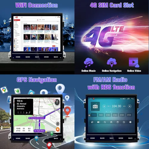 Vista 5 de Radio para Porsche Cayenne 2011-2015: unidad principal Android estéreo de coche 32G