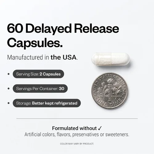 Vista 6 de Supersmart - Lactobacillus Reuteri 5 Billion CFU per Day - Probiotic Supplement Non-GMO & Gluten Free - 60 DR Capsules 5 billion UFC per day