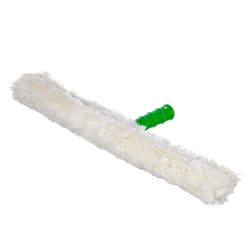 Vista 2 de Unger Commercial Original StripWasher de 18 pulgadas con mango – Funda de microfibra de alta absorción y barra en T para pozo de agua para ventanas