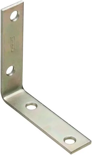 Vista 2 de NATIONAL/SPECTRUM BRANDS HHI N113-456 - Plancha de esquina de 3 x 3/4 pulgadas, paquete de 4