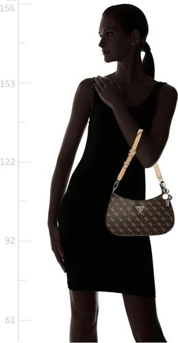 Vista 6 de GUESS Bolso de hombro con cremallera superior Noelle