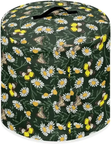 Vista 2 de Flashideas Daisy Butterfly - Funda para olla a presión para mujer, a prueba de polvo, para arrocera, freidora de aire, fundas para electrodomésticos