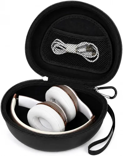 Vista 10 de COMECASE - Funda rígida para auriculares Beats Solo 4 3 2 y Studio Pro Extra-Large Protective Shell for Foldable On-Ear Headsets, Storage for