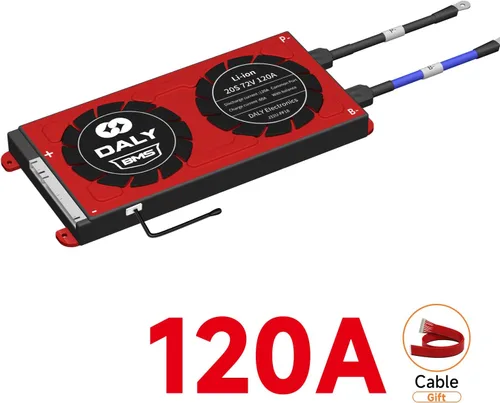 Vista 136 de DALY BMS 72V Li-ion 20S 30A Tablero de protección con cable de equilibrio de puerto común para panel solar autoconstruido, sistema de suministro
