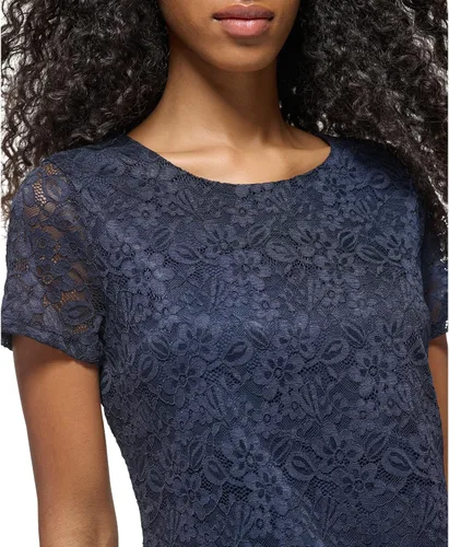 Vista 2 de Tommy Hilfiger Camiseta de manga corta con abertura para mujer