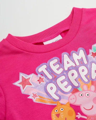 Vista 3 de Peppa Pig Conjunto de camisa y leggings de manga larga para niñas