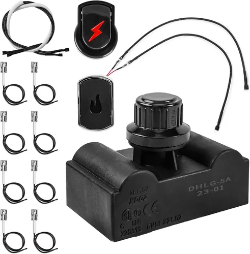 Vista 13 de Uniflasy - Kit de encendido de parrilla con botón de 2 salidas compatible con Char-Broil para Charbroil Advantage 463240015, 463344116