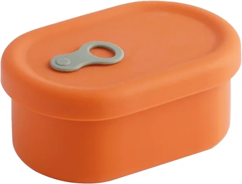 Vista 14 de Recipiente de comida de silicona coreana con ventilación de vapor, manzana verde 4pc