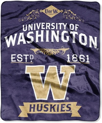 Vista 75 de Northwest NCAA Unisex-Adult Raschel Throw Blanket