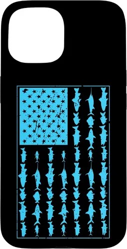 Vista 6 de Funda de regalo para iPhone 17 con bandera americana para hombre de agua salada de agua salada