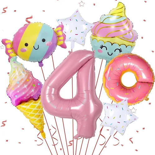 Vista 16 de Sowide Globo de mariposa para decoraciones de tercer cumpleaños, globos de mariposa, globos de mariposa rosa degradada, globo de Mylar