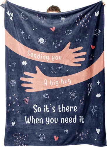 Vista 13 de Afterprints Regalos para recuperarse para mujeres y hombres, manta de abrazo/sanación, regalos para pensar en ti/cuidado del cáncer/simpatía/después