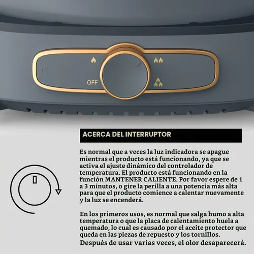 Vista 5 de Dezin Olla eléctrica Shabu Shabu con olla extraíble, olla caliente antiadherente de 5 L con control de potencia múltiple, olla eléctrica de 3.7 A