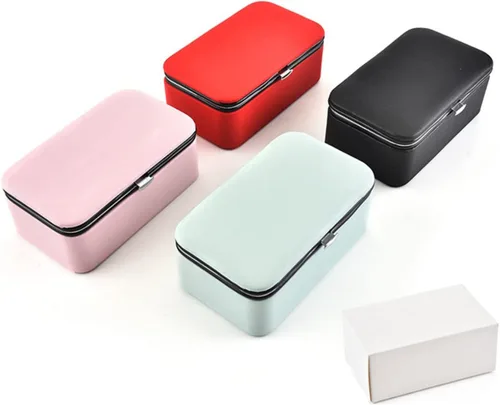 Vista 2 de SHOWERORO Caja Joyero Organizador Joyero Para Mujer Viaje Joyas