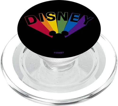 Vista 8 de Disney Pride 3D Rainbow Logo PopSockets Swappable PopGrip