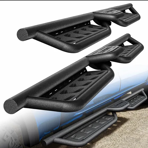 Vista 18 de ONINE Clutch 7" Running Boards for Chevy Silverado GMC Sierra Crew Cab