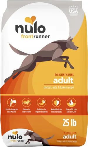 Vista 16 de Nulo Frontrunner Ancient Grains - Alimento para perros con alto contenido de proteínas, receta de carne de res, cebada y cordero, alimento seco