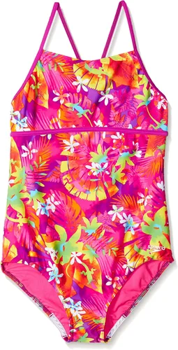 Vista 21 de Speedo Traje de baño de una pieza para niña con tiras finas Azul (Blue Print)