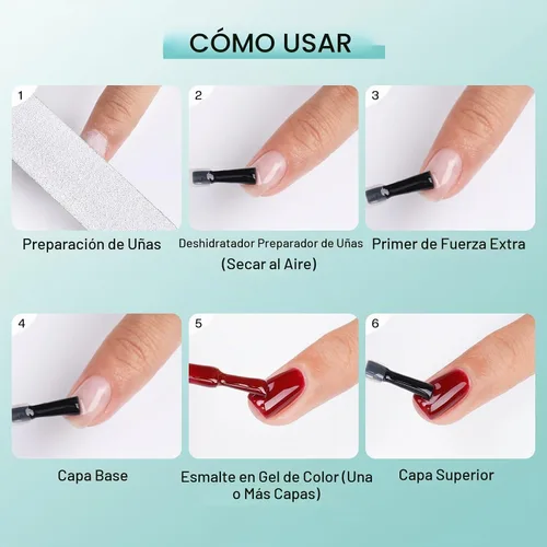 Vista 7 de Morovan Preparación de uñas deshidrata e imprimación X-strong, sin quemaduras y deshidratador de uñas no ácido para polvo acrílico, secado rápido