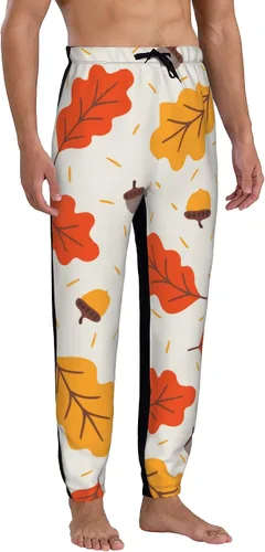 Vista 3 de Jutdopt Men Butterflies Sunflowers Sweatpants Joggers Sweatpants Baggy Jogger Pants with Pocket for Men
