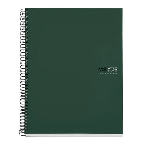 Vista 12 de Miquelrius - Cuaderno original A6, 6 rayas de colores, tapa de polipropileno opaco, tamaño 4.134 x 5.827 in, sin taladrar, 150 hojas de 2.47 oz/m²