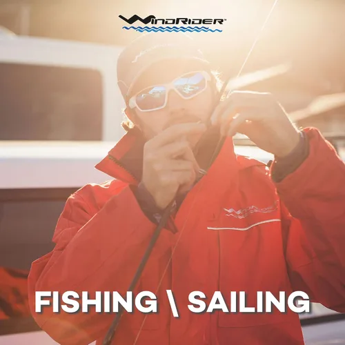 Vista 6 de WindRider Pro Foul Weather Gear - Traje de lluvia, transpirable e impermeable