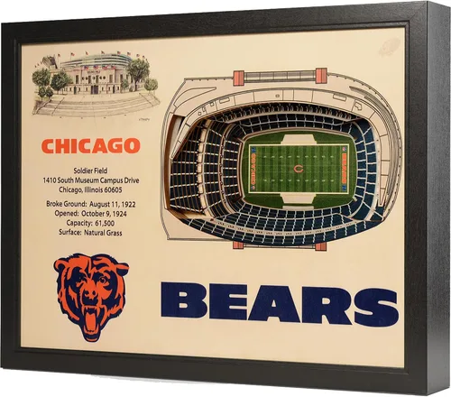 Vista 32 de YouTheFan NFL Arte de Pared StadiumView de 25 Capas