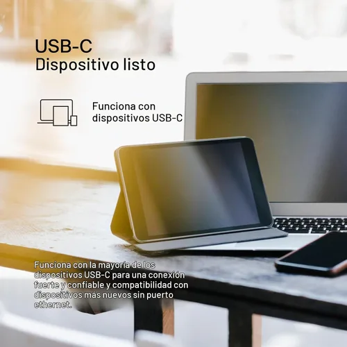 Vista 6 de Belkin Adaptador Ethernet USB tipo C a 2.5 Gb, certificado USB-IF Thunderbolt 3 y 4/USB-C a LAN adaptador de red compatible con MacBook Pro/Air