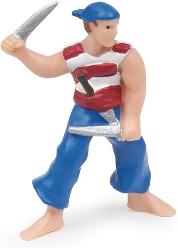Vista 6 de Papo Juguete de piratas y corsarios de mini tina, 12 piezas