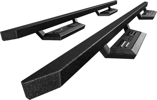 Vista 10 de KYX Estribos para Ford F150 SuperCrew Cab 2015-2025 / Ford F250 F350 SuperDuty Crew Cab 2017-2025, Escalones Laterales de 6 Pulgadas Barras Nerf