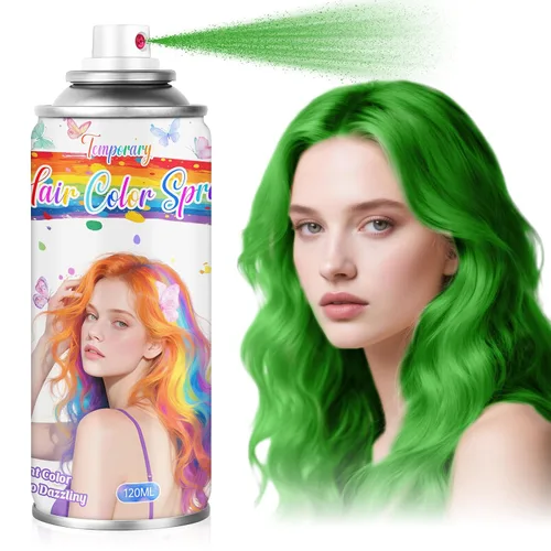 Vista 14 de Spray de color gris para el cabello – Tinte temporal para mujeres, niños