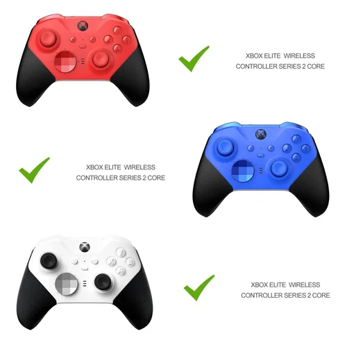 Vista 3 de Paletas para Xbox One Elite Series 2 Accesorios para Xbox Elite Controller Series 2 Core, pieza de repuesto de acero inoxidable para controlador