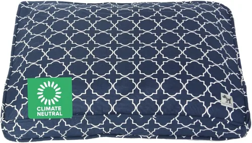 Vista 40 de Molly Mutt Pequeña Funda para Cama de Perro, Amarillo por la Mañana, Verde Oliva y Azul Claro