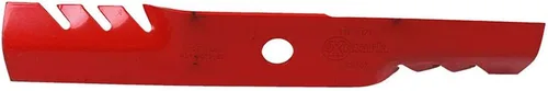 Vista 4 de Exmark 116-5177-S Juego de cuchillas extremas Lazer Z Vantage AS CT HP 48 pulgadas 3 Pack Rojo