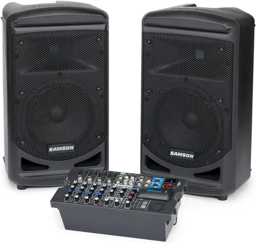 Vista 7 de Samson SAXP300b Monitor activo de 2 vías de 6 pulgadas, negro