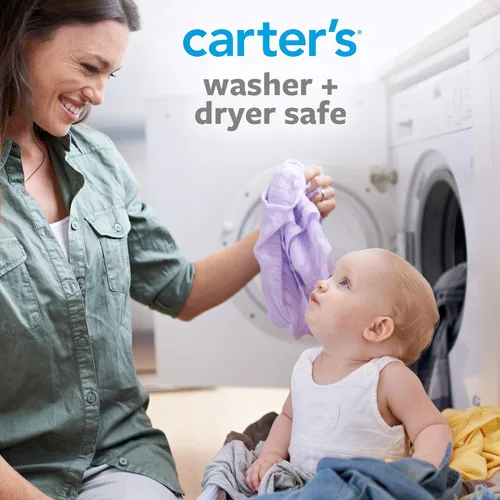 Vista 5 de Carters - Protector de colchón ajustable impermeable para cuna y protector de colchón para cuna de bebé, sábana protectora para niños y niñas