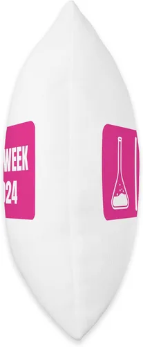 Vista 2 de Pink Lab Week 2024, Linda almohada para un técnico de laboratorio