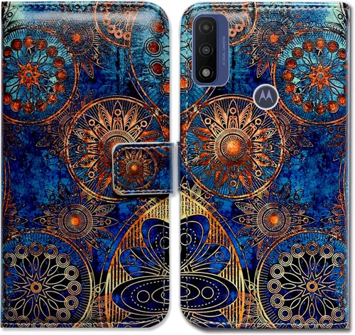 Vista 19 de Bcov Funda de piel con tapa para teléfono Motorola Moto G Pure/Power 2022 - Patrón de pájaro negro, ranura para tarjetas, bloqueo magnético, función