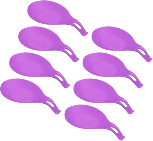 Vista 13 de uxcell Soporte de cuchara de silicona, 7.68 x 3.74 pulgadas, resistente al calor, soporte para utensilios de cocina, espátula, soporte para cucharón