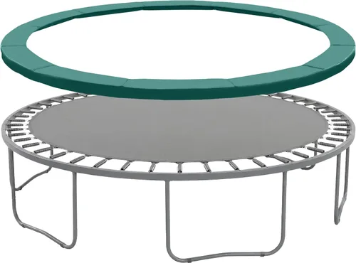 Vista 17 de Machrus Upper Bounce - Almohadilla de seguridad de repuesto para cama elástica de 6 pies a 16 pies redondas - Cubierta de resortes de cama elástica
