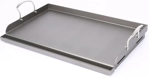 Vista 15 de Utheer Parrilla reversible para todas las estufas Camp Chef de 14 y 16 pulgadas, plancha de hierro fundido, para estufa Camp Chef Explorer de 2